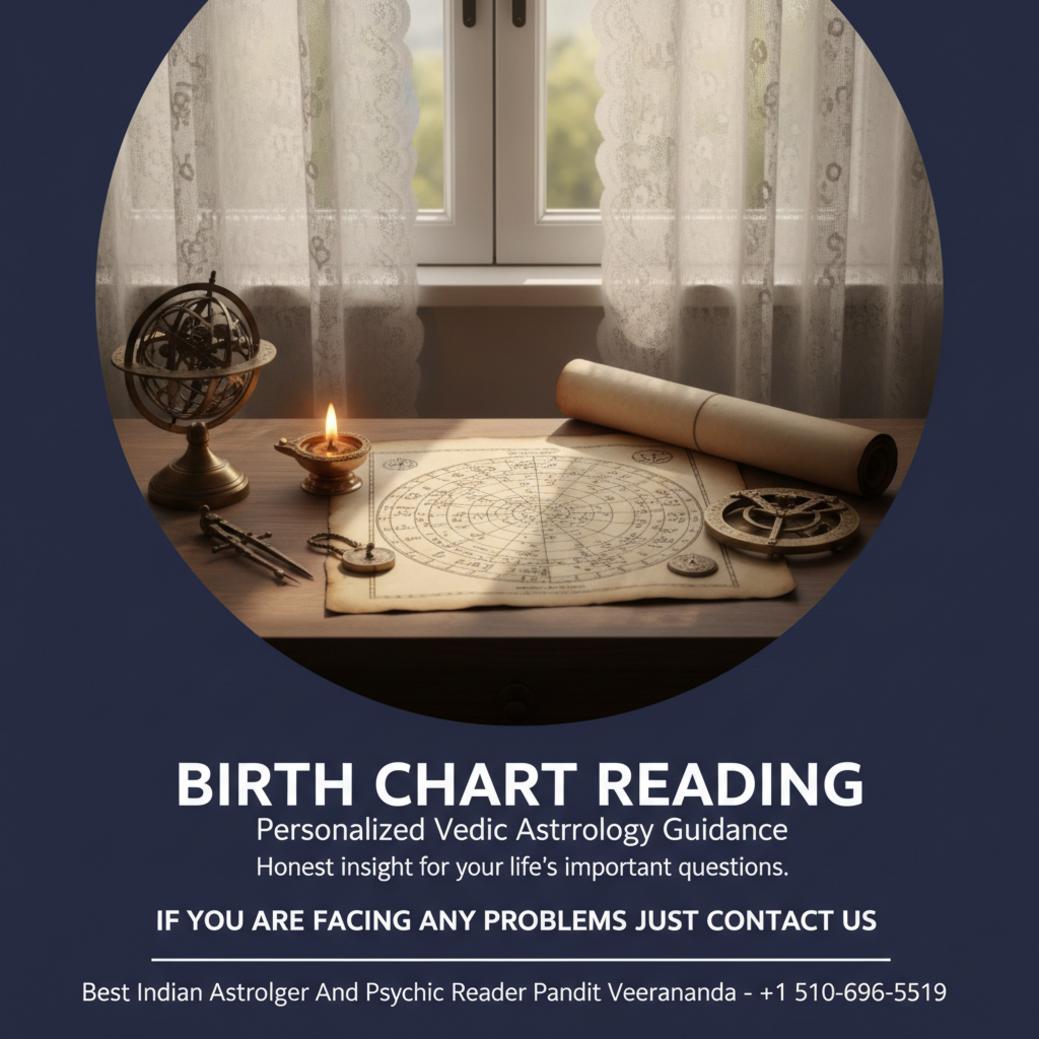 Birth chart reading setup with traditional tools in Sacramento area