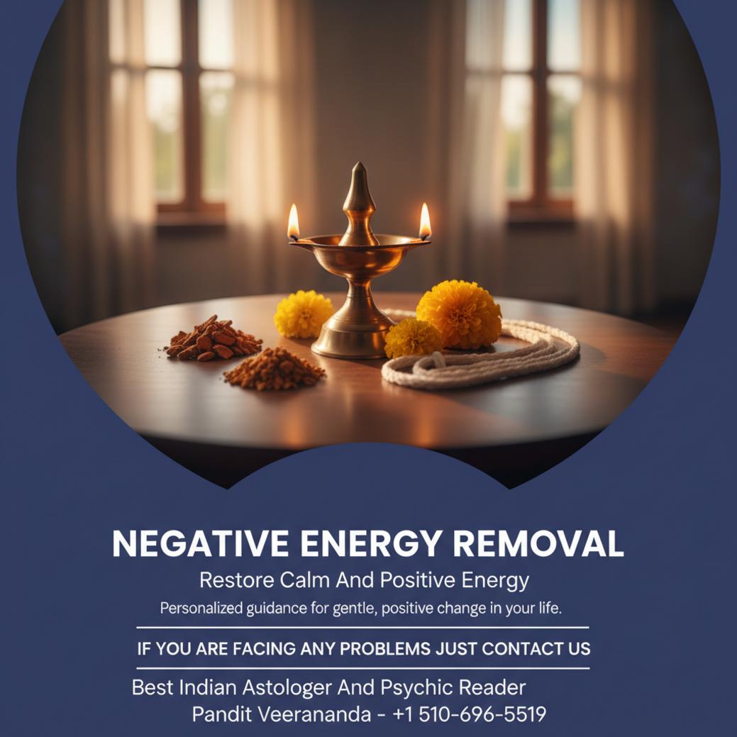 How Negative Energy Removal Can Bring Peace in Fresno, CA Negative energy removal setup with lamp and flowers in Fresno room