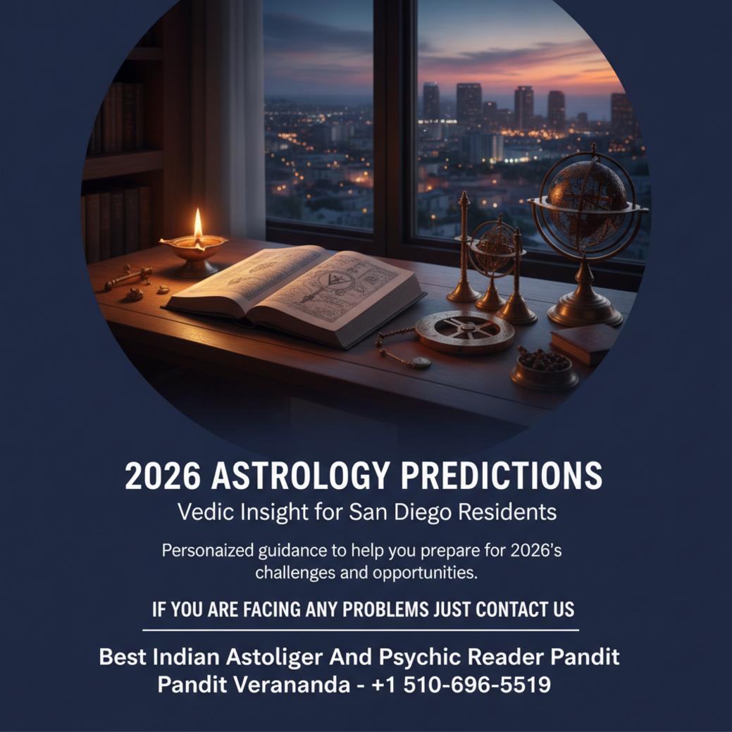Vedic astrology book and astrological tools for 2026 predictions San Diego