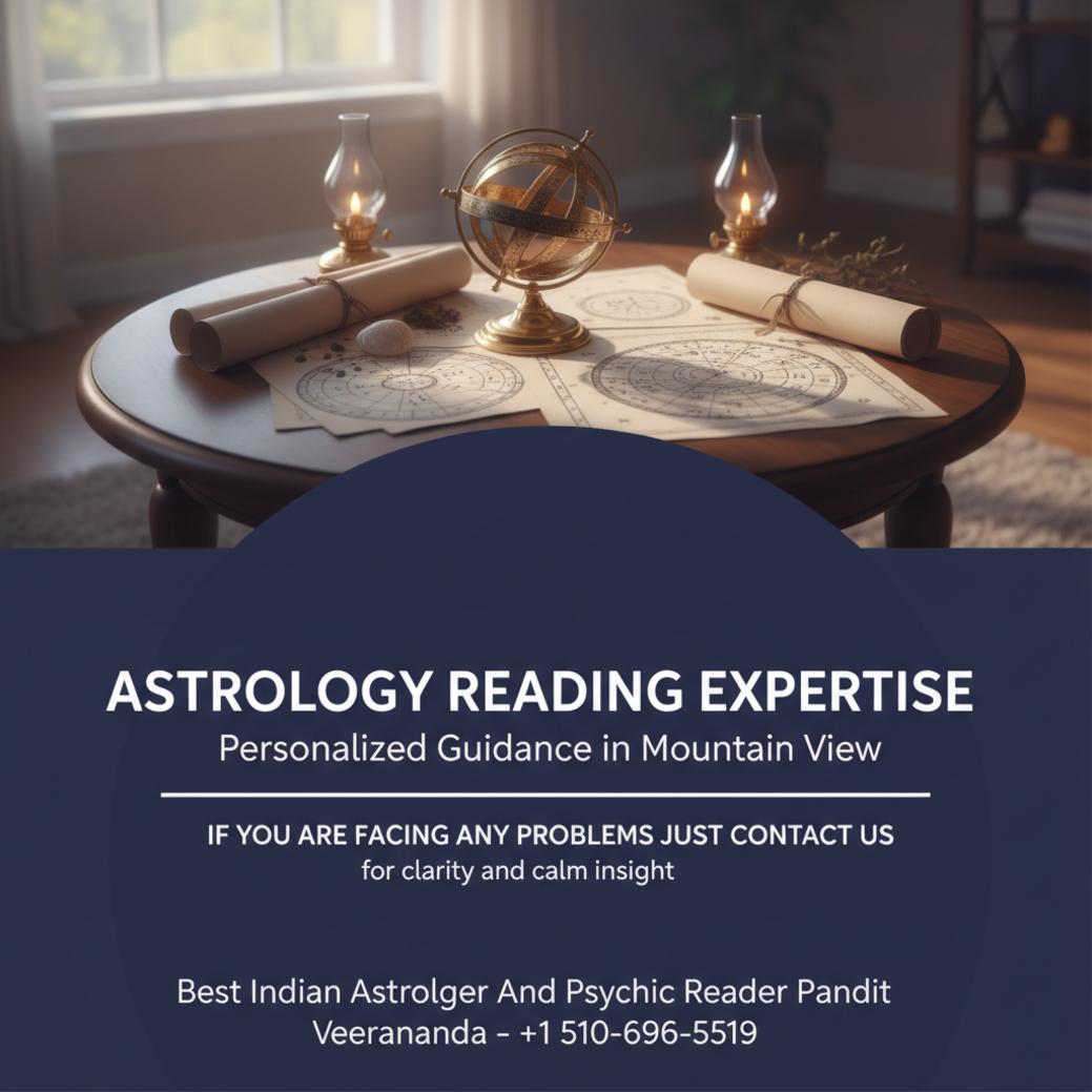 How an Astrology Reading in Mountain View Can Bring Clarity Wooden table with astrology charts for astrology reading in Mountain View