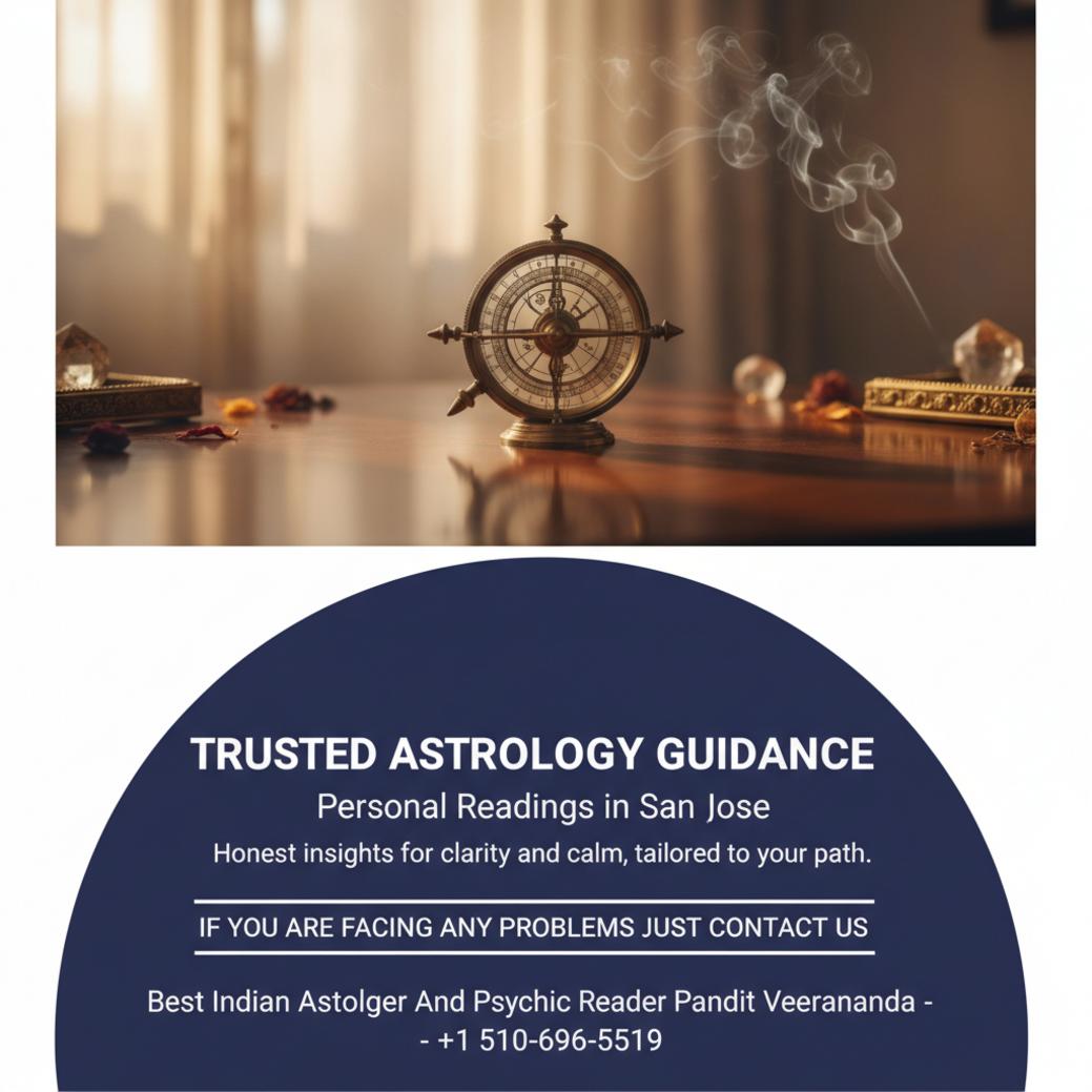 Brass astrology compass and yantra for best indian astrologer in San Jose serene setting