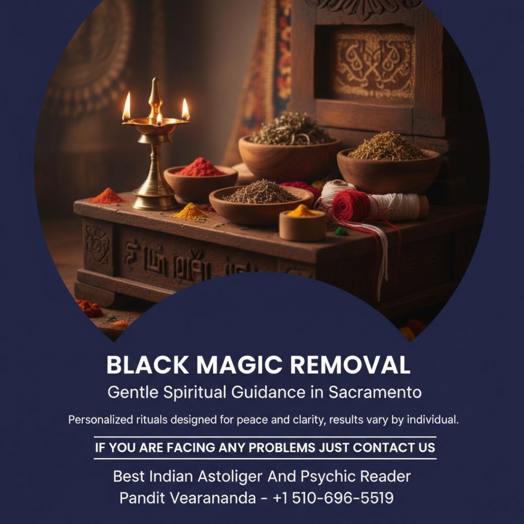 sacred ritual items for black magic removal in sacramento calm setting