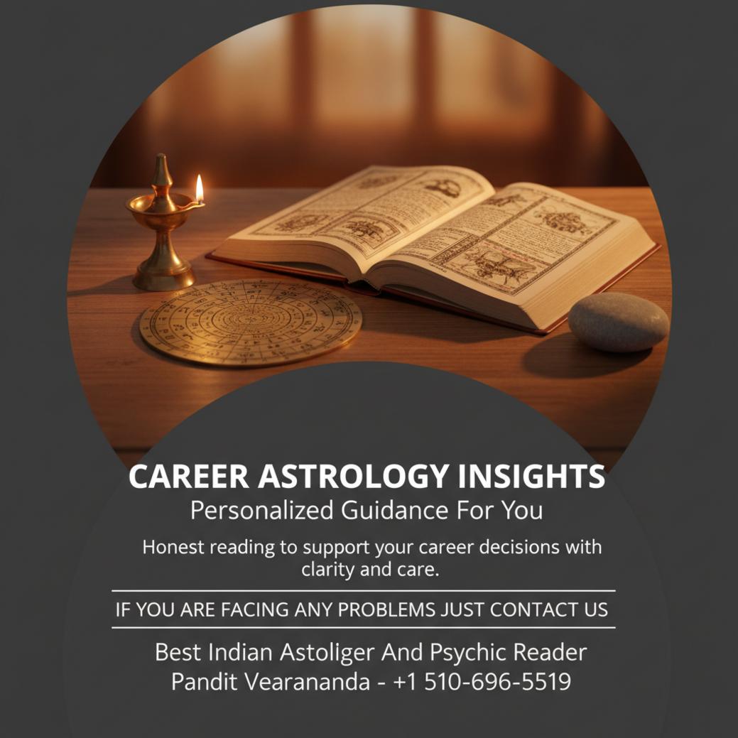 Career astrology guidance setup with zodiac chart in Bay Area office