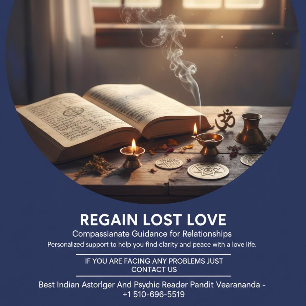 Vedic astrology symbols with candles and incense in Fresno setting