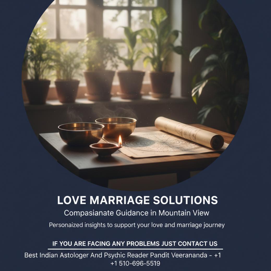 Traditional astrology tools for love marriage solution in Mountain View