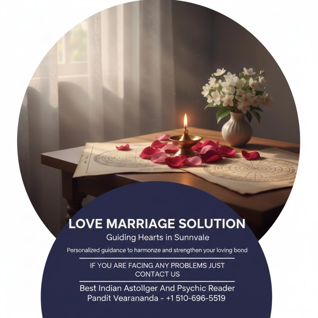 Love marriage solution spiritual setup with astrology charts Sunnyvale