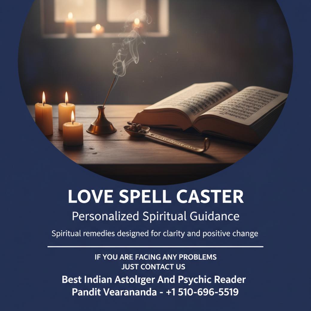 Traditional love spell caster tools lit in warm light Santa Clara