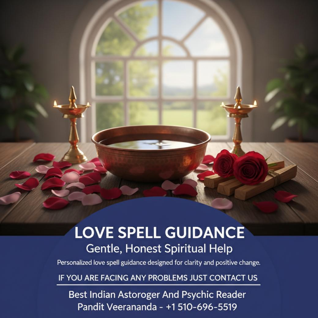 Traditional love spell guidance setup with ritual items San Francisco
