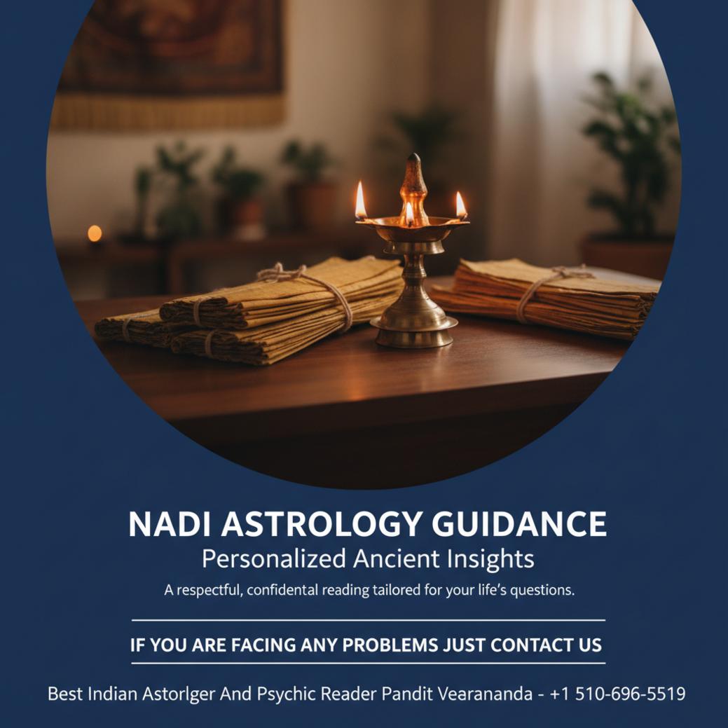 Ancient palm leaf manuscripts with soft light for nadi astrology San Diego