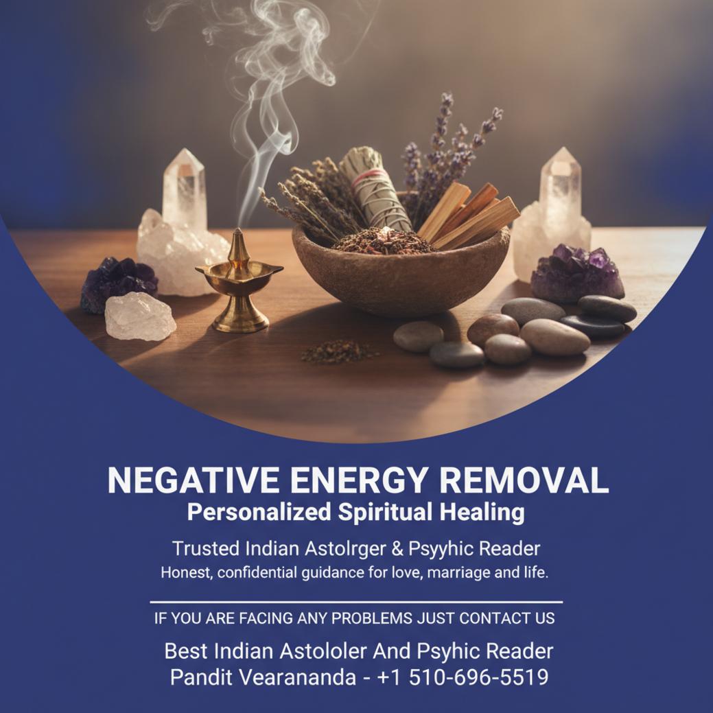 Softly lit spiritual altar for negative energy removal in Santa Clara