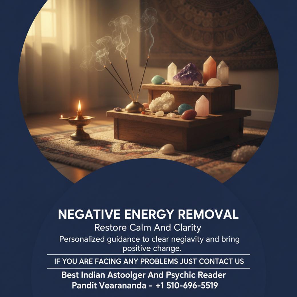 Calm room for negative energy removal with warm lighting Sunnyvale