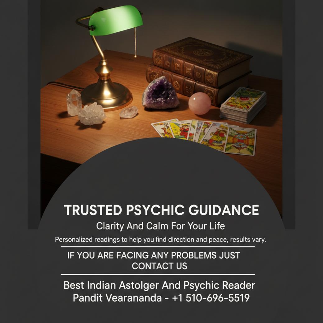 Peaceful spiritual setting with psychic reading tools in California