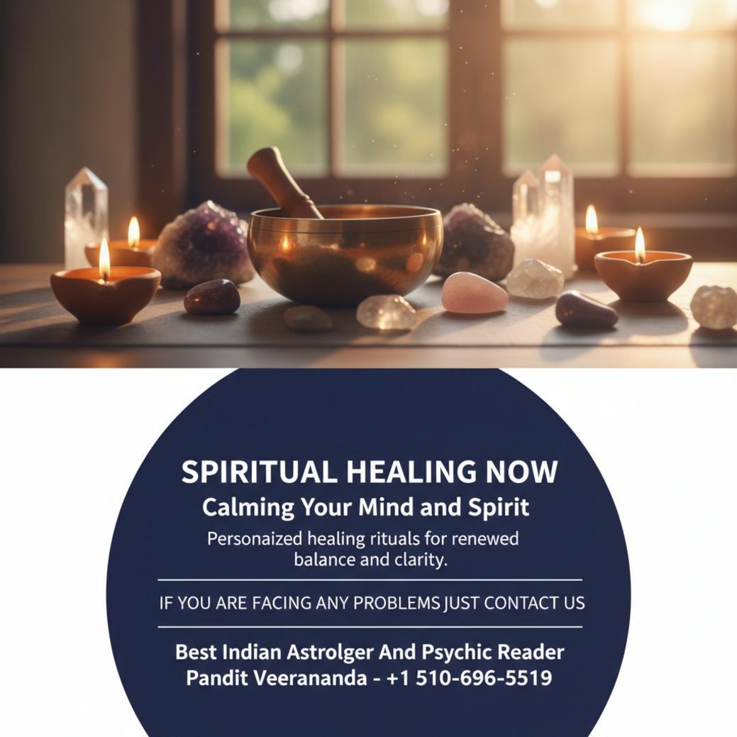 spiritual healing altar with lamps and crystals Bay Area