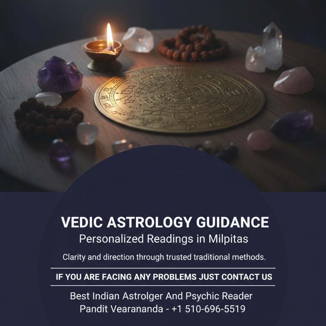 vedic astrology birth chart reading setup in milpitas california room