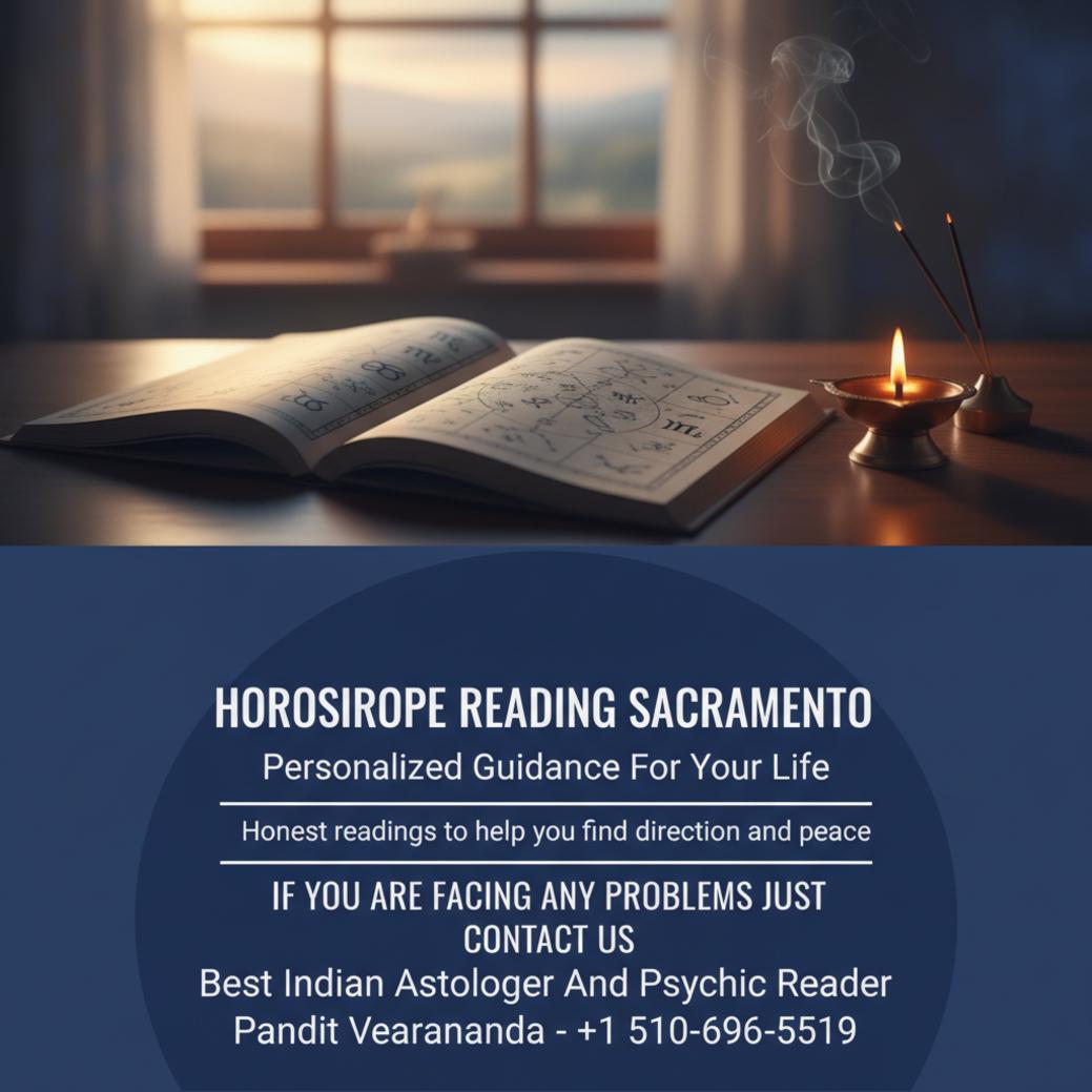 How a Horoscope Reading in Sacramento Can Bring Clarity Horoscope chart with spiritual items on wooden desk in Sacramento